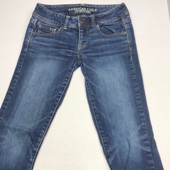 LIKE NEW AMERICAN EAGLE KICK BOOT STRETCH JEANS 426x30 🐎 - Picture 5 of 11